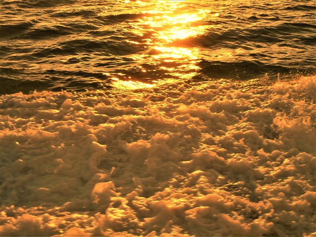 船旅の夕陽＠燧灘（ひうちなだ）
