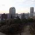 千葉市立郷土博物館(千葉城)5階から千葉市中心街方面を見たところ