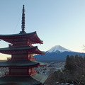 五重塔と富士