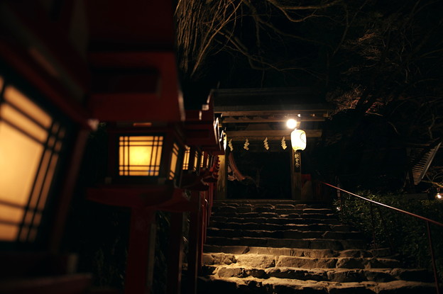 Photos: 夜の貴船神社
