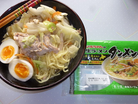 マルちゃんの生ラーメン タンメン