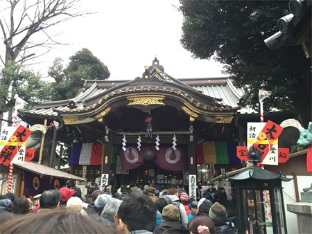 元日 豊川稲荷赤坂別院