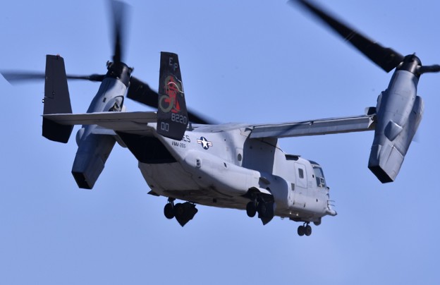 岩国基地フレンドシップデー。。レベル3デモストレーション オスプレイ 20170505
