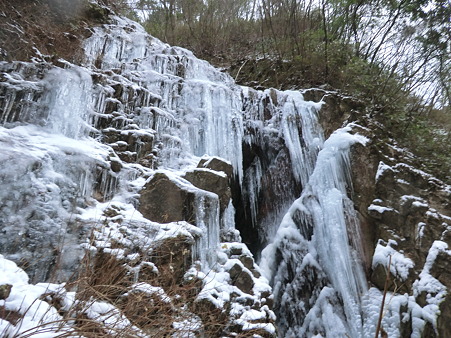 七曲り滝の氷瀑