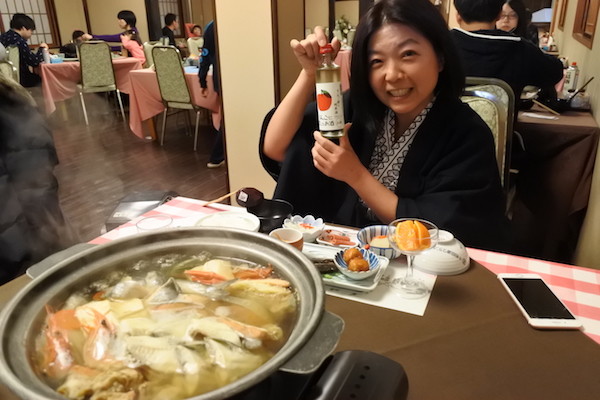 夕食の時も飲んで、良い加減に酔っ払い