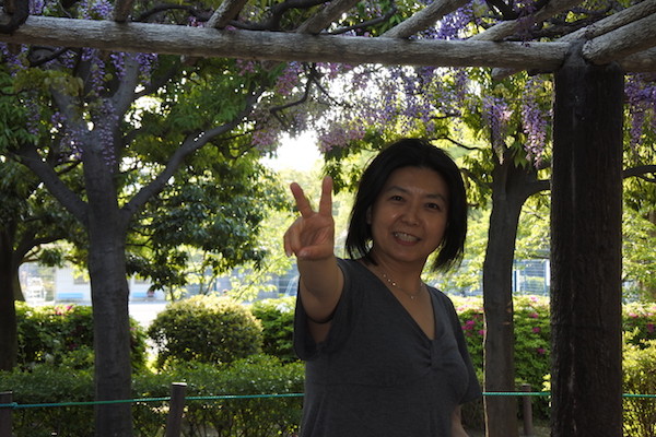 藤の花＆お散歩リクエストに応えて往復６km歩いた