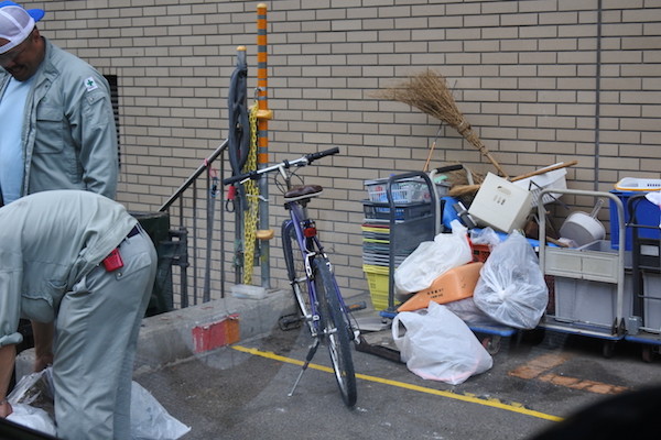 市の廃棄物処理場にてMTBとお別れ