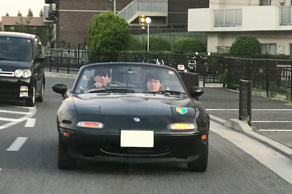 ２台で連なってお出かけ
