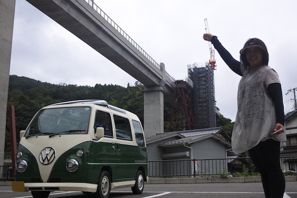 餘部鉄橋に立ち寄ります