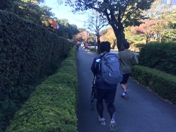 ちょっと変わったランナーさんと遭遇
