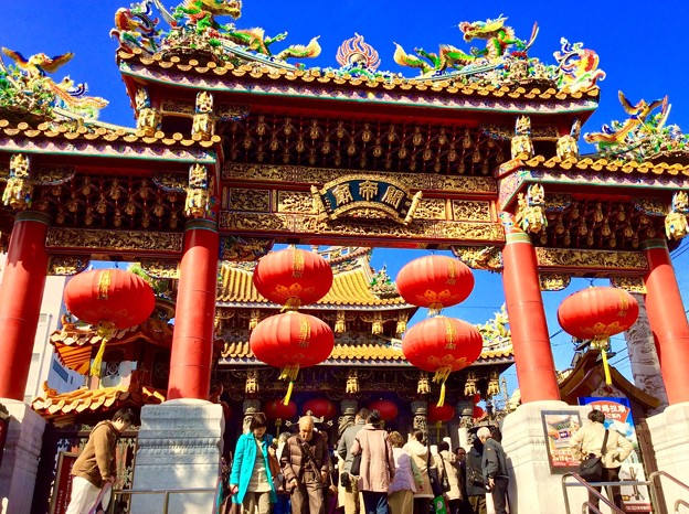 中国の神社。。関帝廟。。2月21日
